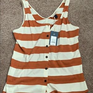 Orange/Cream tank